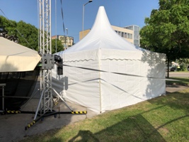 Pagoda sátor 5x5 méteres-28